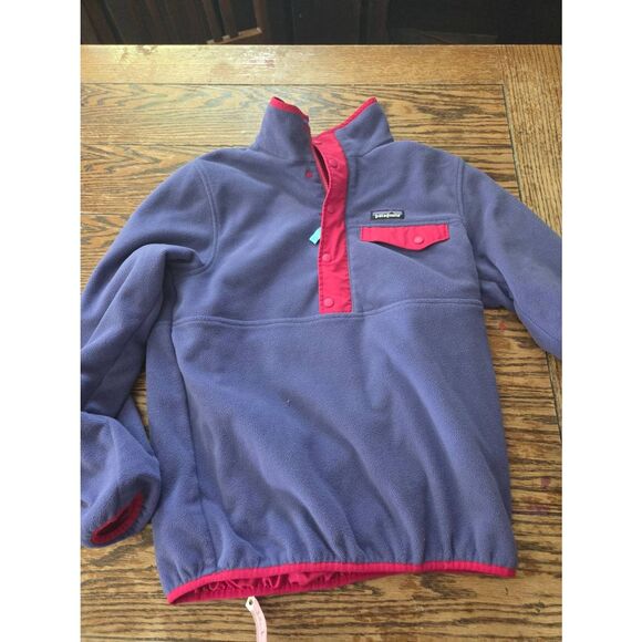 Patagonia  Womens Pullover Jacket Glissade Reversible Snap-T Portofino Pink sz S - Picture 4 of 4